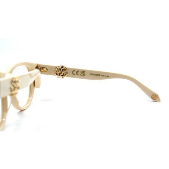 NEW ROBERTO CAVALLI VRC045 09X7 IVORY WOMEN'S EYEGLASSES FRAME - Picture 6 of 10